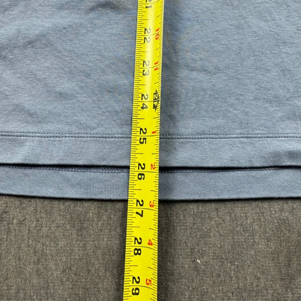 Banana Republic Mens Short Sleeve Polo Shirt Blue Gray Jersey Logo 1588968 M